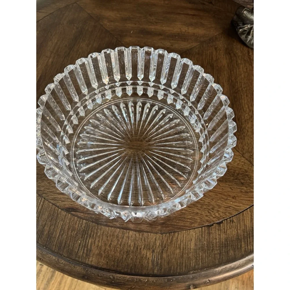 Heavy crystal Fruit bowl 9